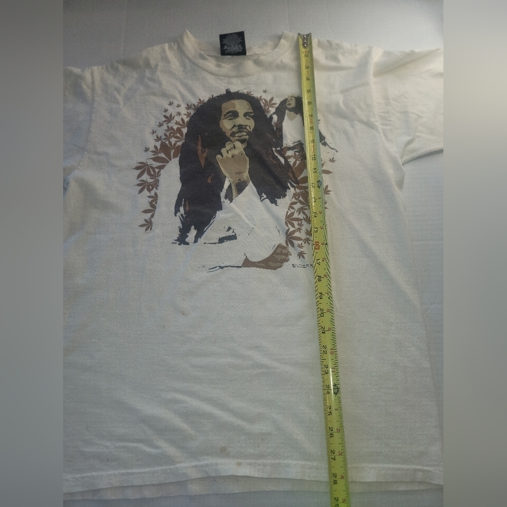 Mens Vintage Bob Marley 2004 Zion Brand Short Sleeve Crew Neck T-shirt SZ L - Picture 3 of 12